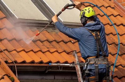 Démoussage et hydrofuge de toiture à Tence